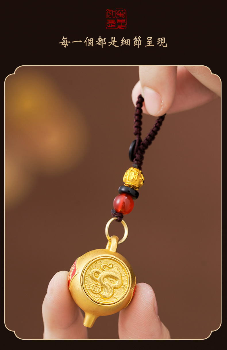 把把壶十二生肖转转手把件包包车配饰把把胡下游热销钥匙扣挂件详情9