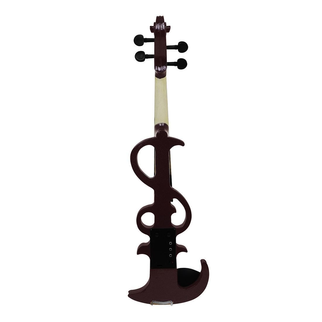 Electro-acoustic violin, solid wood violin, adult, children, beginners, playing electronic violin, headphones, silent violin pic 12