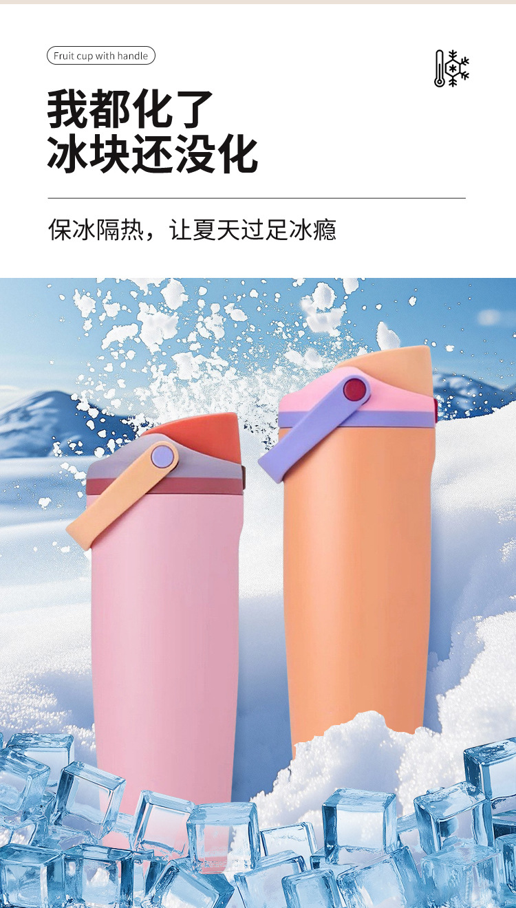 水果杯大容量汽车杯304不锈钢保温杯吸管双饮杯详情6