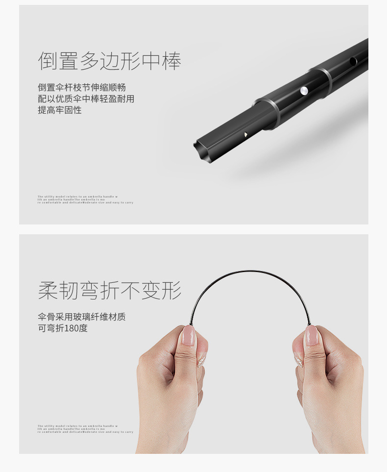 胶囊伞防紫外线太阳伞女超轻迷你小巧便携口袋伞遮阳防晒五折雨伞详情7