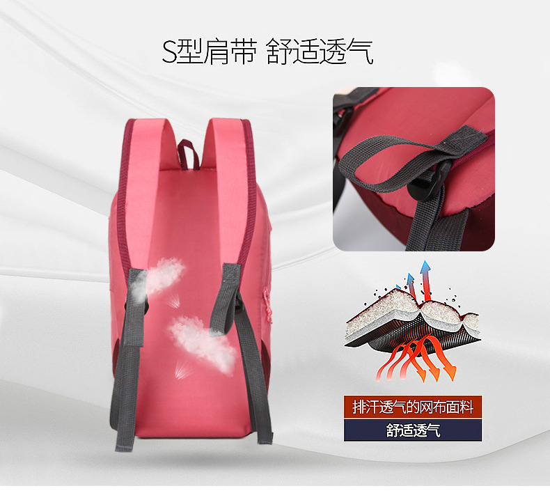 迪卡侬 日背包双肩包男女 休闲旅行迷你双肩背包 小书包10L可代发详情4