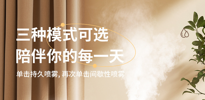 空气加湿器家用静音卧室大喷雾容量孕妇婴儿室内香薰小型空调补水详情15