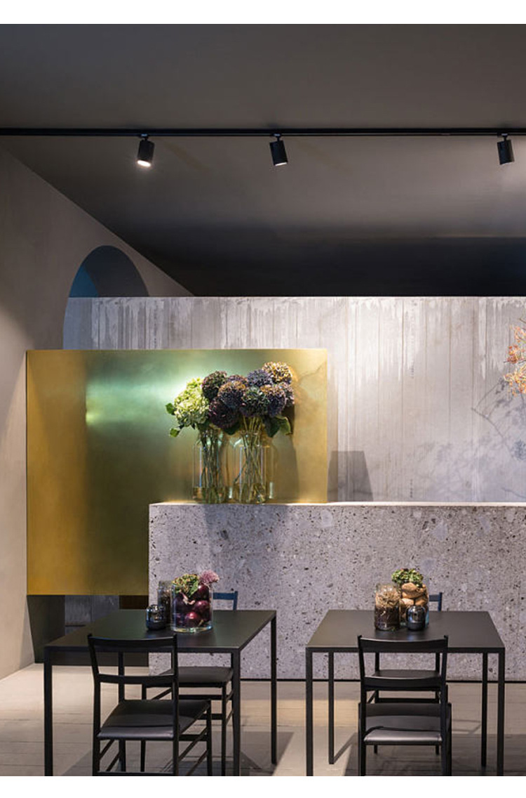 轨道灯cob聚光背景墙射灯服装店led店铺商用明装家用导轨式射灯详情10