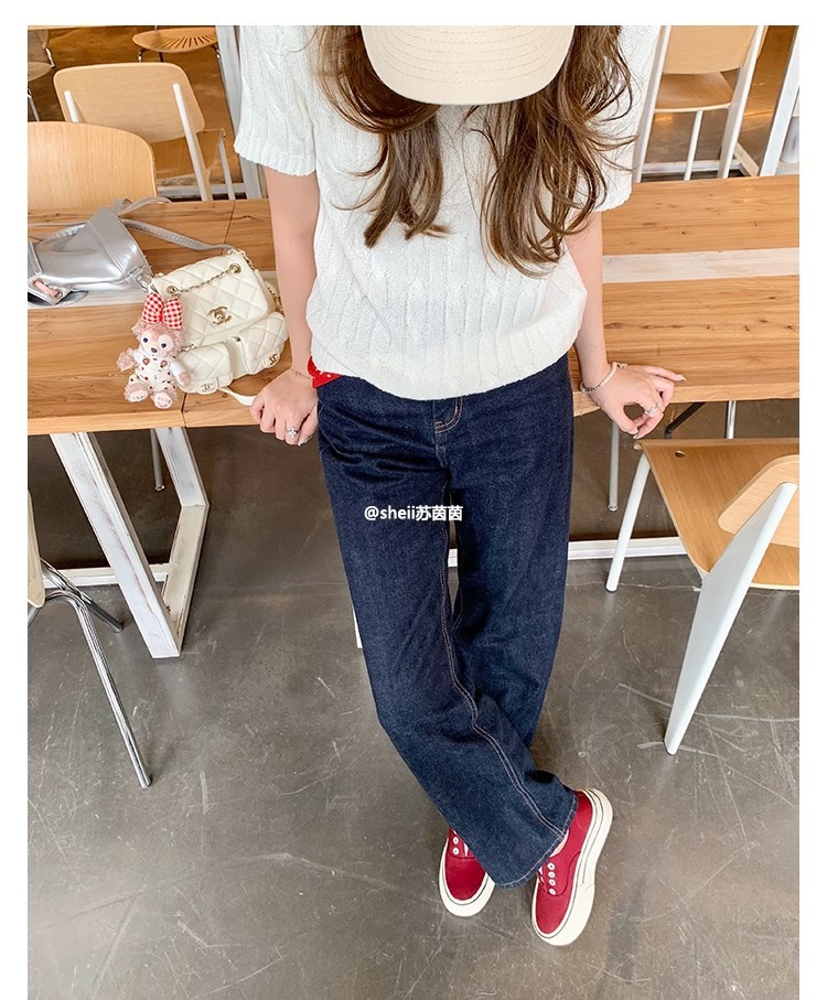 苏茵茵同款隐形增高7cm~懒人休闲厚底乐福单鞋女帆布鞋板鞋详情19