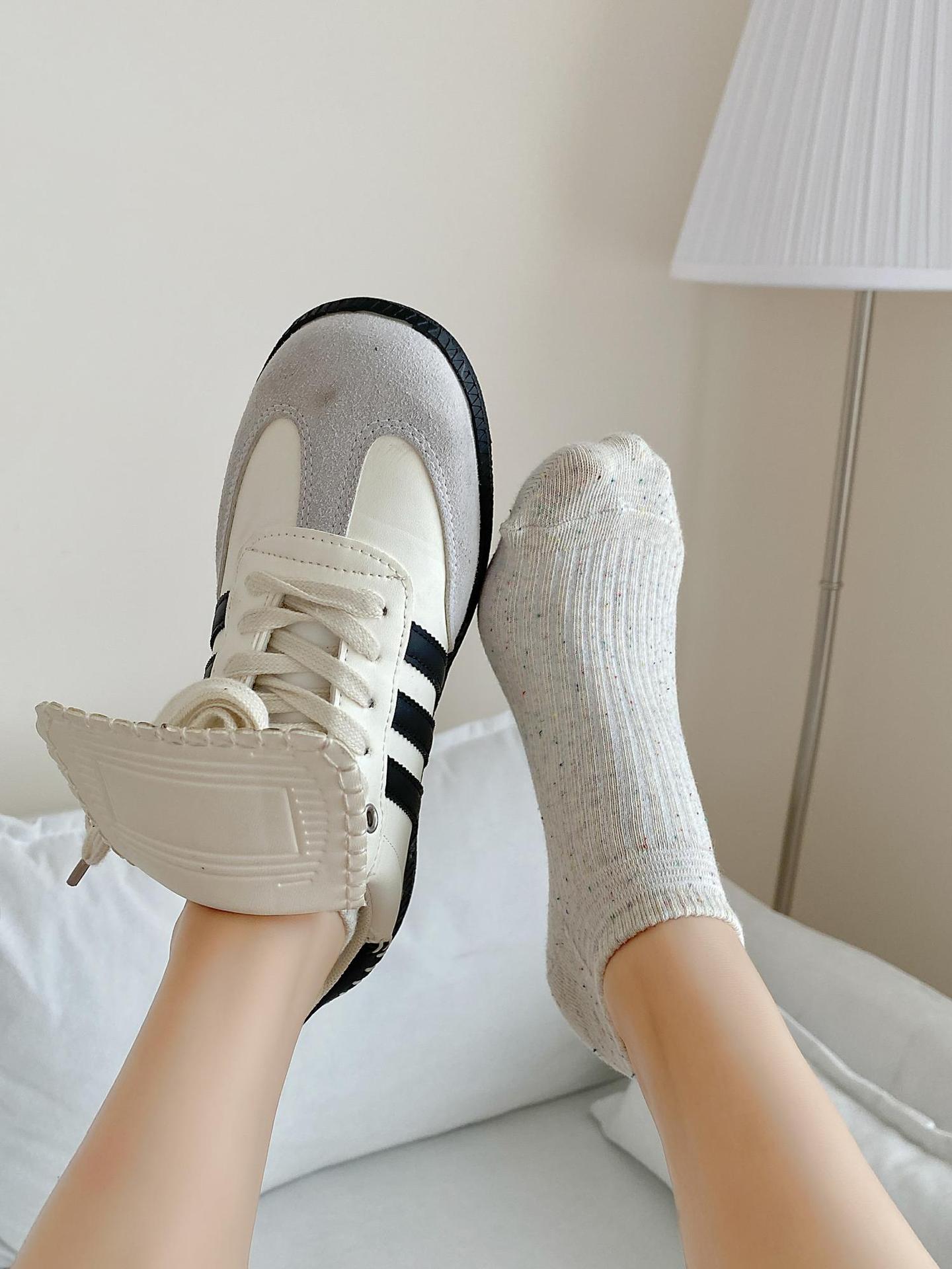 点子纱船袜女纯棉夏季薄款低帮浅口隐形袜硅胶防滑不掉跟女士短袜详情4