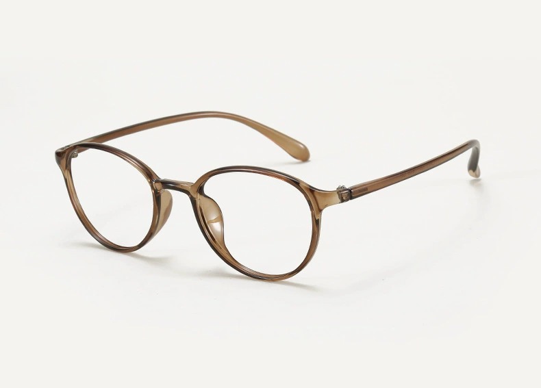 茶色小框高度数近视镜框潮品素颜近视眼镜女批发7122超轻眼镜框架详情8