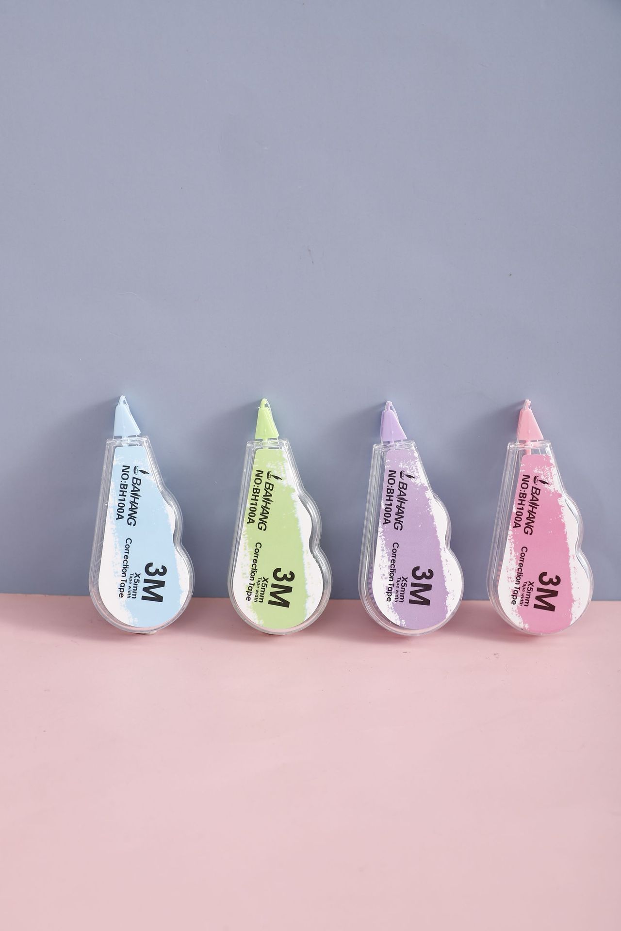 Creative cartoon correction tape, simple semi-transparent mini correction tape, non-breakable office and study supplies correction tape pic 7