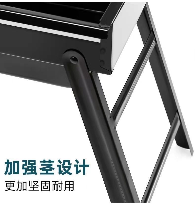 烧烤架烧烤炉户外木炭家用抽拉式炭槽烤肉炉便携式折叠烧烤炉子详情5