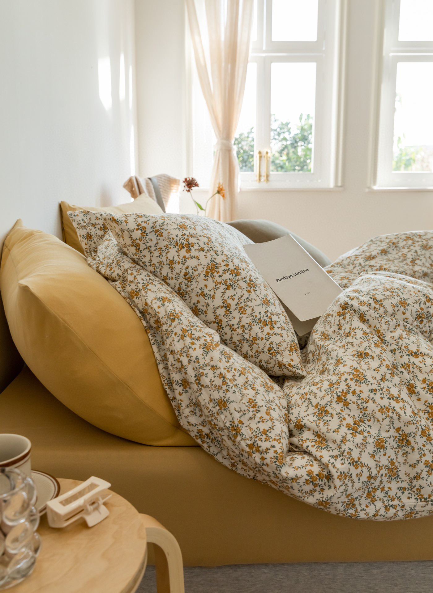 Spring and Summer knitted cotton three or four pieces set, soft bedding for sleeping naked with Indian cotton, Little Warm sun pic 17