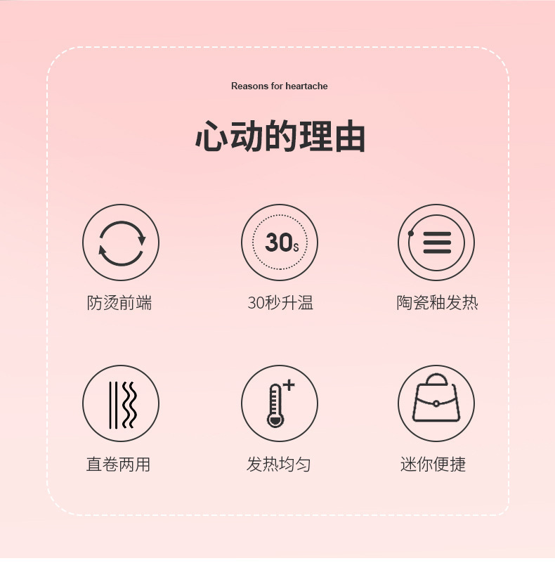 电卷发棒直发器卷直两用夹板宿舍家用波浪卷负离子内扣懒人不伤发详情1