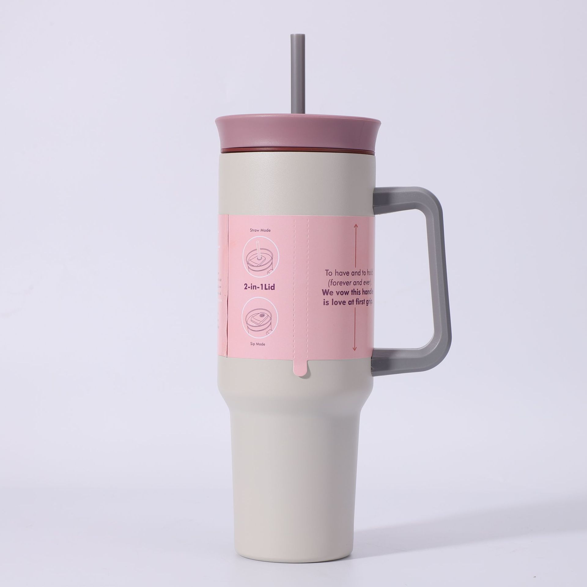 New cross-border 304 stainless steel ice cup, high appearance level, simple insulated water bottle, outdoor portable large-capacity water cup pic 10