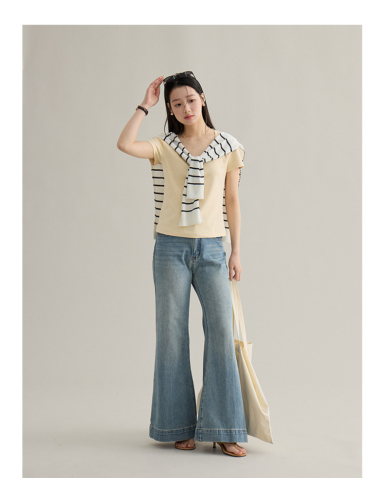 【 Blockbuster B: Super Comfortable Double-collar T-shirt with Upgraded Fabric 】 Spring short-sleeved T-shirt pic 63