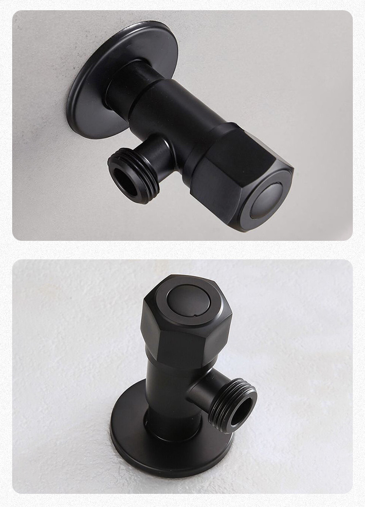 New 304 stainless steel Angle valve, hexagonal water heater switch, stop valve, Angle valve, toilet bowl Angle valve pic 10