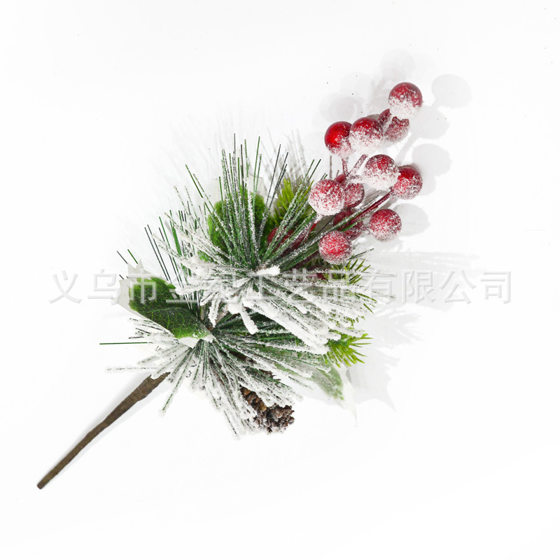 圣诞节日用品一站式购买 圣诞喷雪花插支创意摆件 圣诞装饰品精选 圣诞氛围布置必备品详情3