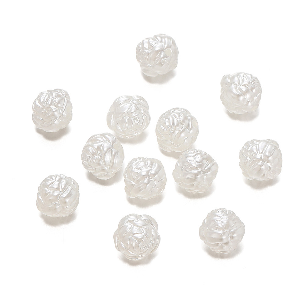 ABS仿珍珠 巴洛克风花朵仙人掌蝴蝶结 奶油胶diy手工串珠耳环配饰详情23