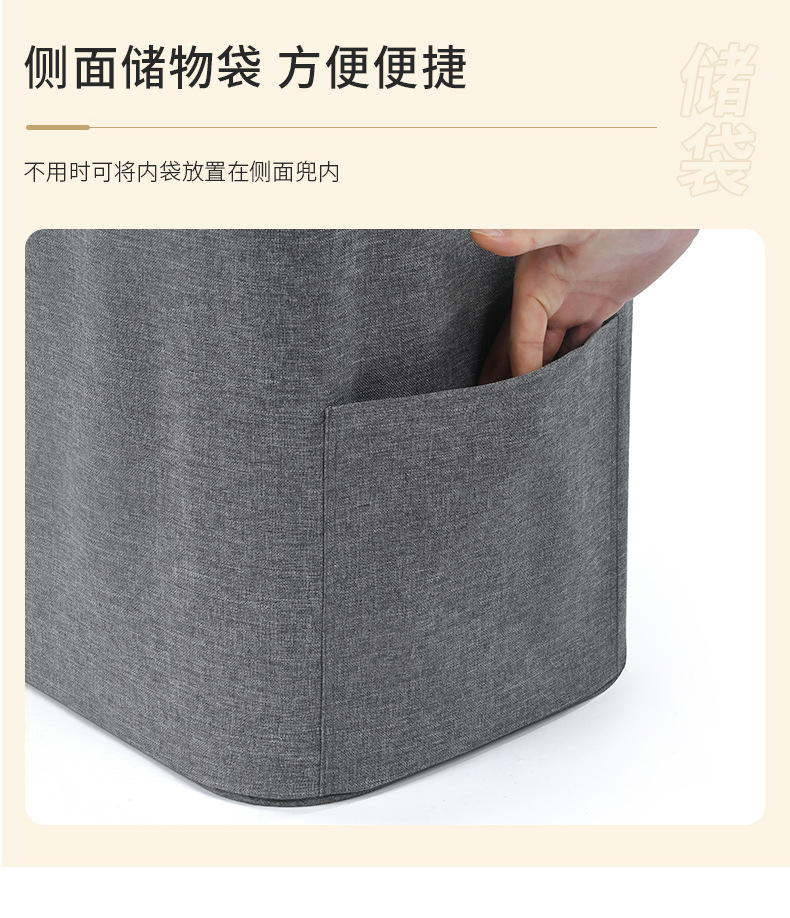 跨境饮料瓶可乐罐收纳筐带盖可折叠脏衣篓洗衣篮美式脏衣篮脏衣桶详情13