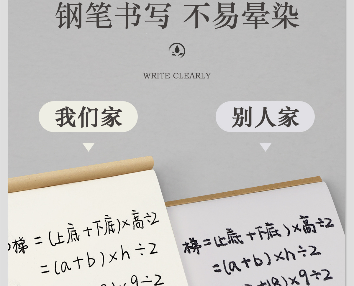 草稿本小学生用分区草稿纸数学演算本子演草纸高中生考研专用批发详情7