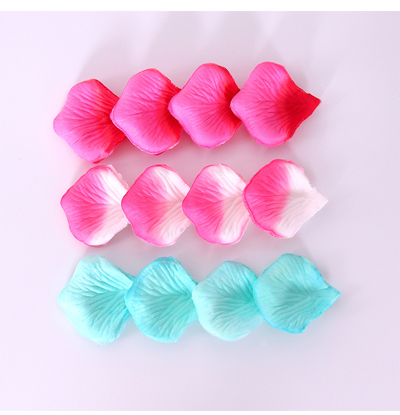 1000片玫瑰花瓣仿真手抛婚庆场景布置求婚表白工艺品礼品仿真花瓣详情21