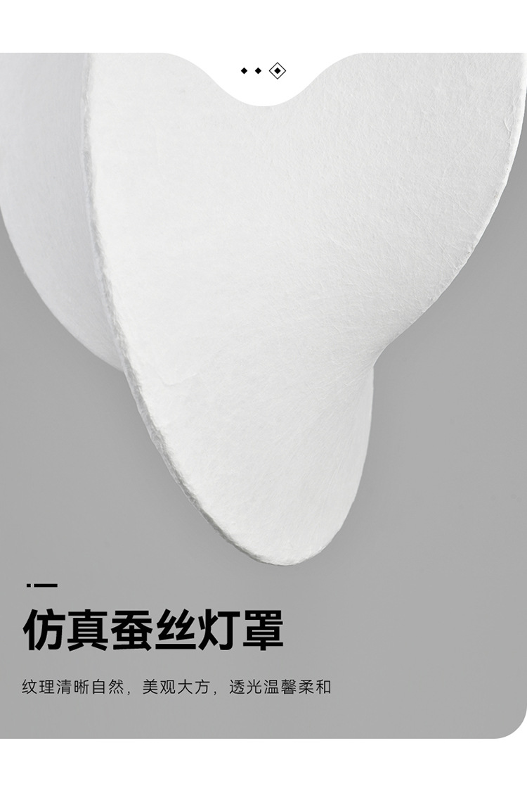 Lanterns, round balls, fabric chandeliers, new Chinese-style simple and creative bedroom, dining room, bar counter, Japanese silk tea room, Zen lamps pic 3