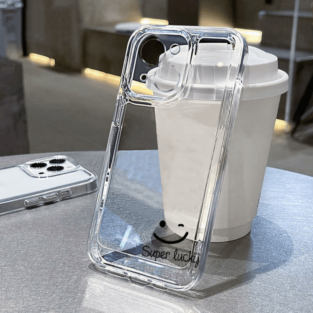 幸运笑脸适用苹果16PROMAX手机壳iPhone15防摔14软壳13简约12全包详情4