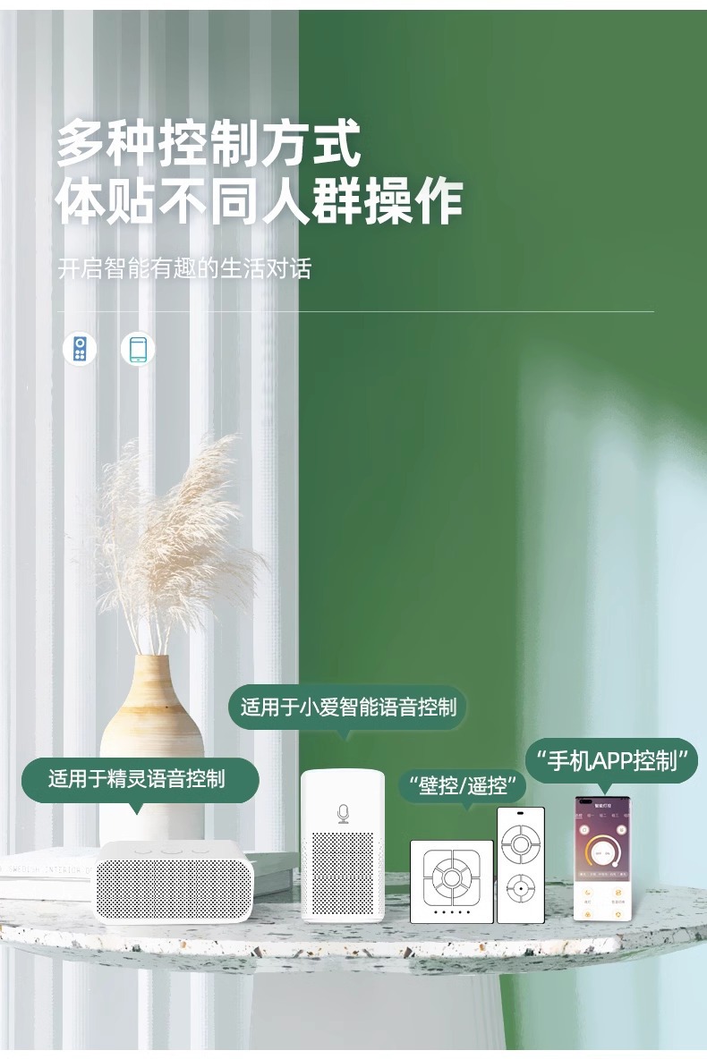 波西米亚RA97全光谱大灯盘薄透亮隐形风扇灯智能家居中山灯具详情16