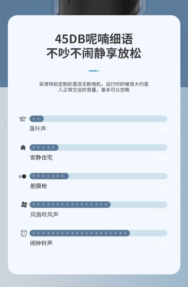 KH-325LED发光迷你筋膜枪便携运动肌肉放松器详情10