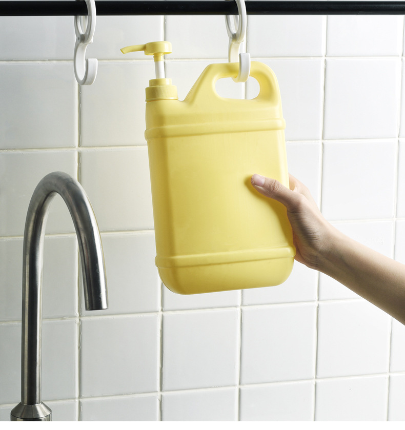 New S-shaped multi-functional movable plastic hook, snap-on horizontal bar clothes drying hook, white simple style hook pic 15