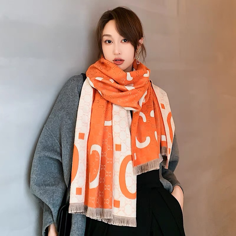 新款围巾女冬季百搭仿羊绒双面高级感加厚外搭保暖披肩厂家批发详情11