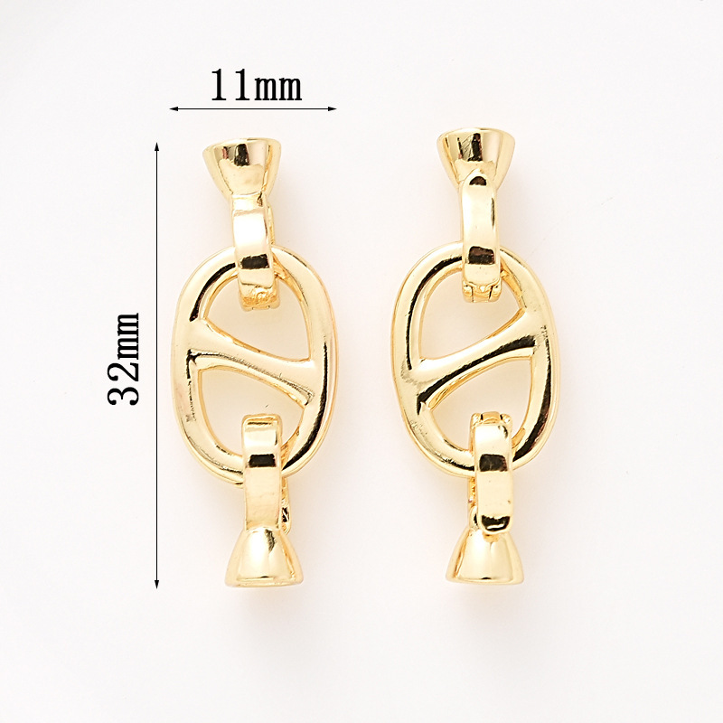 Zhuji pearl necklace buckle 8-shaped buckle, handcrafted end buckle, connecting buckle, mother-and-child buckle, sweater chain, universal buckle, DIY accessories pic 26