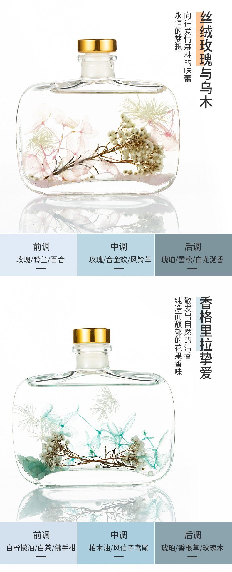 无火香薰精油家用室内香熏卧室香水卫生间厕所除臭香薰扩香摆件详情3