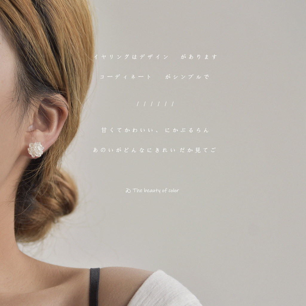 What a beautiful flower! Wholesale 925 silver needle stud earrings, gentle, sweet, simple and fresh rose earrings, new style earrings pic 3