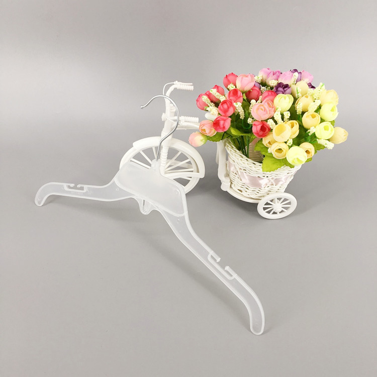 【旭峰】一次性塑料衣架洗衣房女款便宜轻便衣挂单片配服装送衣架详情2