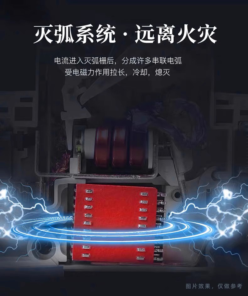 福能漏电保护器小型断路器家用漏电保护开关2P漏保63A电闸刀三相详情7