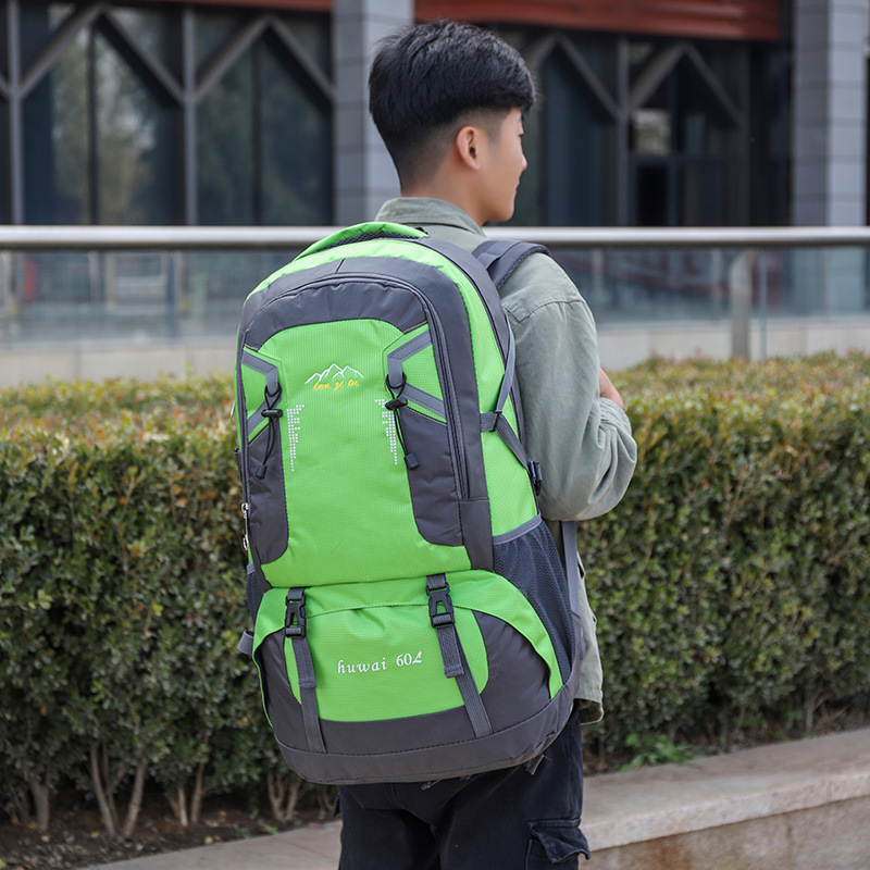 2025新款户外登山包60L大容量包 旅游双肩包女运动男韩版旅行背包详情25
