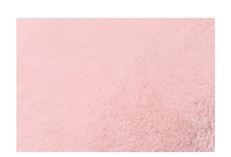 新款仿兔毛流苏抱枕ins靠枕法式奶油风手工缝制坐垫圆形球球靠垫详情9