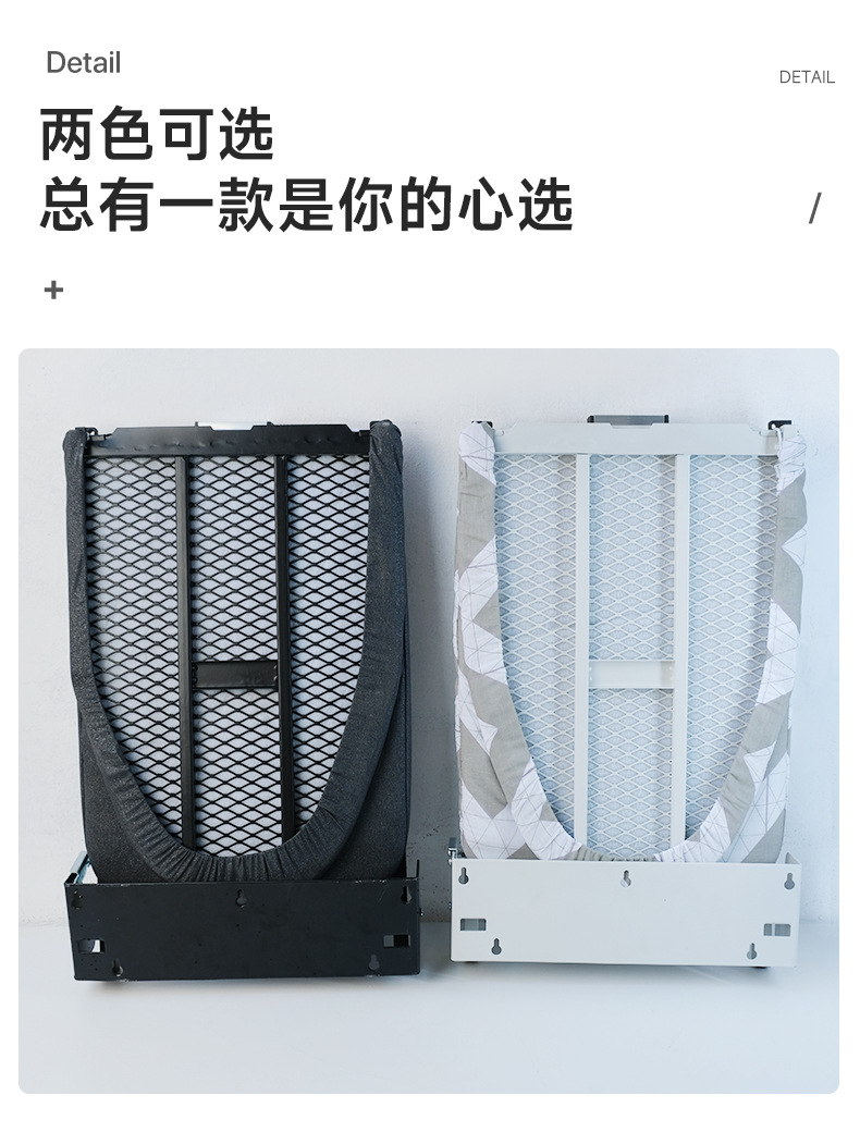 跨境壁挂式熨烫板稳固易收纳烫衣服家用挂壁便携折叠挂墙烫衣板详情12