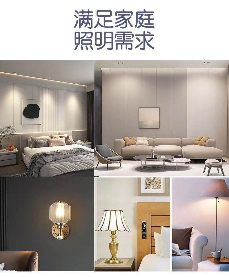 Ultra-bright led bulb E27 screw-socket household white light bulb, high-power energy-saving bulb for factory workshops pic 11