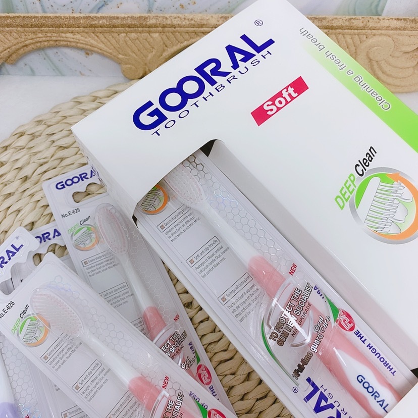 跨境外贸成人GOORAL牙刷12支家庭装单支独立旅行包装细毛软毛牙刷详情7