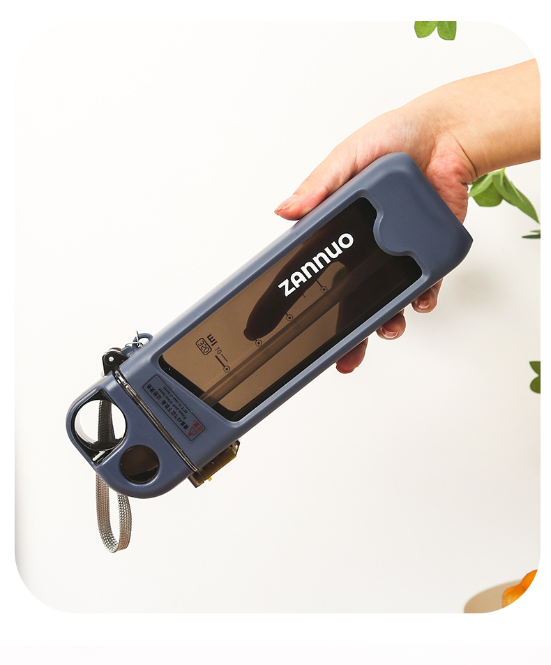 创意简约方形个性塑料杯 随手杯带盖潮流扁平设计 便携运动吸管杯 随手杯时尚便捷潮流款详情18