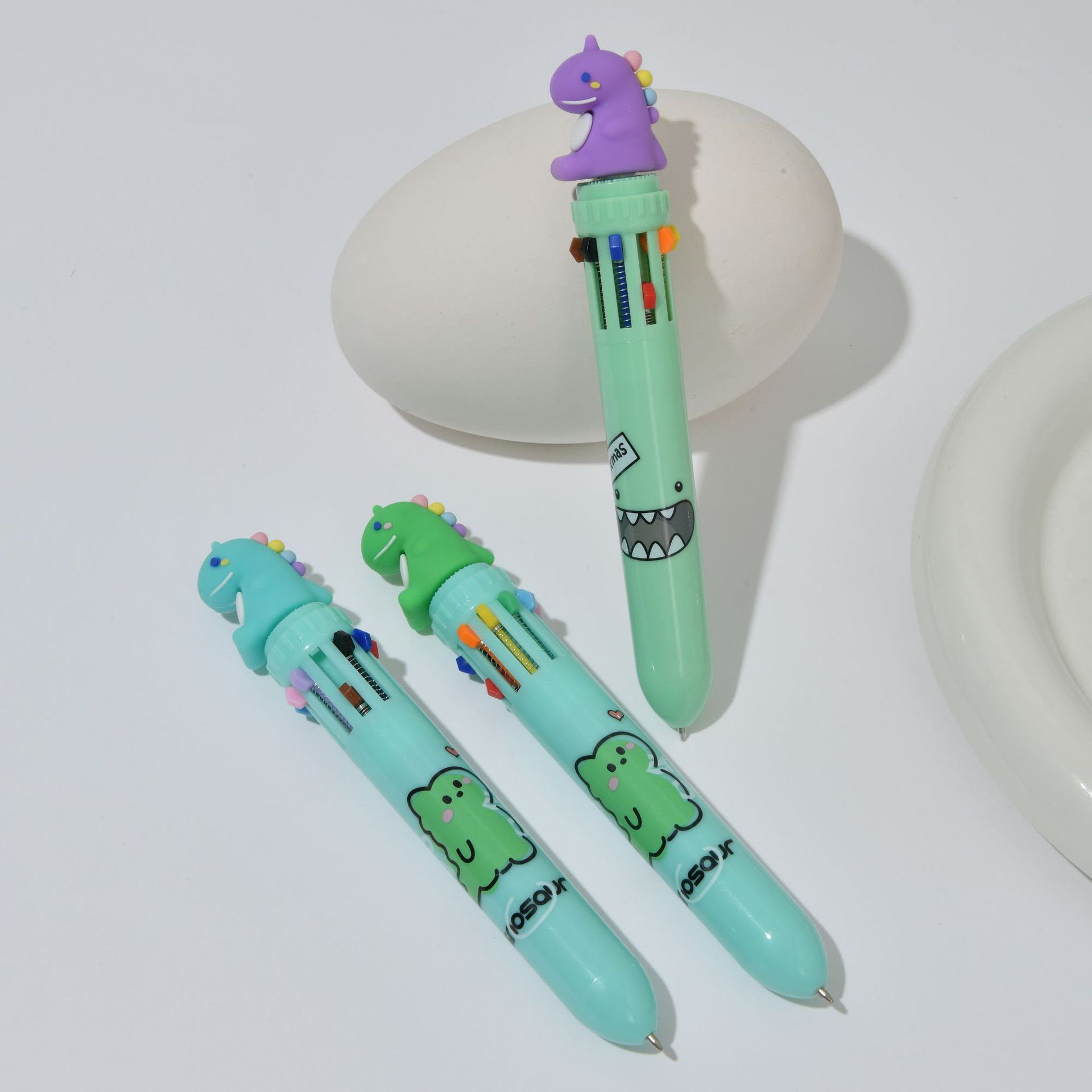 Chenxi cartoon-shaped notebook, ten-color ballpoint pen, multi-color pen, and colorful stationery for primary and secondary school students pic 13