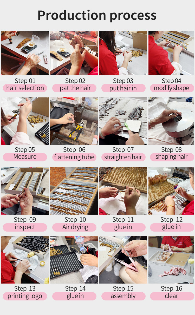 亚马逊跨境热卖工厂生产美甲笔套装极细拉线笔水晶笔美甲工具详情4