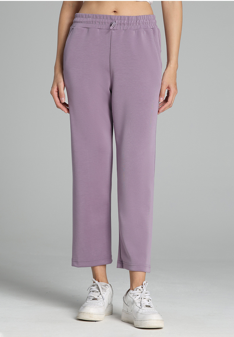 莫代尔七分裤Softstreme瑜伽运动休闲直筒裤阔腿显瘦宽松高腰女裤详情25