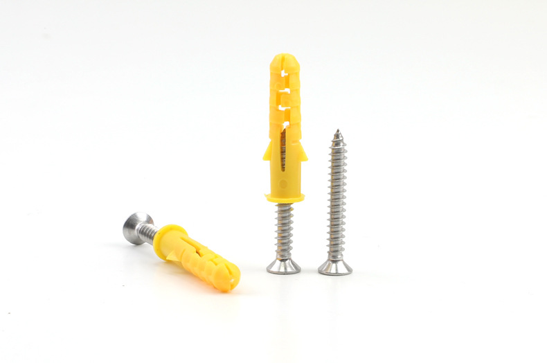 Small yellow fish plastic expansion tube, expansion screw, expansion plug bolt, expansion nail, self-tapping screw, rubber plug set 6/8/10 pic 43