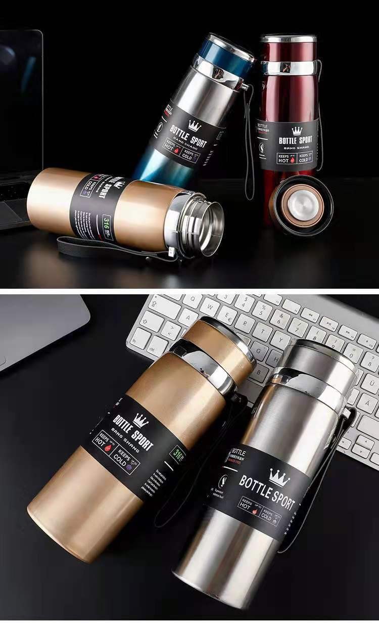 Autumn and winter edition hand-held rope insulated cup, 316 stainless steel outdoor large-capacity insulated cup pic 13