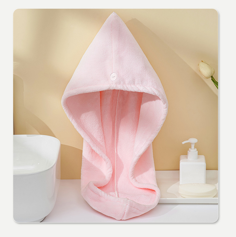 干发帽女加厚强力吸水速干珊瑚绒干发巾新款擦头毛巾浴帽包头毛巾详情12