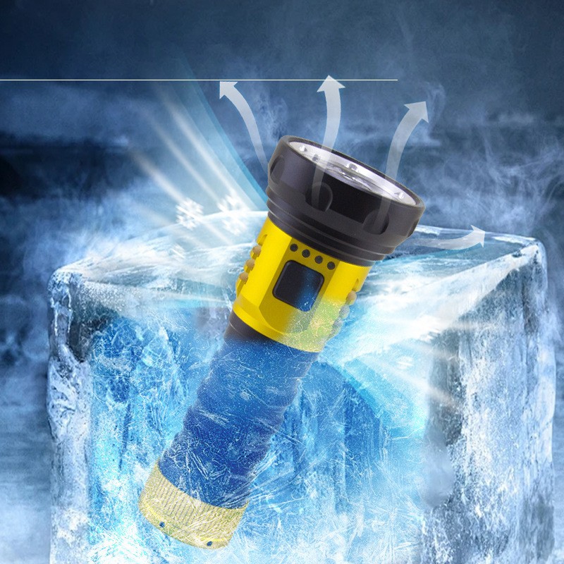 跨境新品派力德多灯手电筒铝合金远射白激光手电8+1超长续航详情7