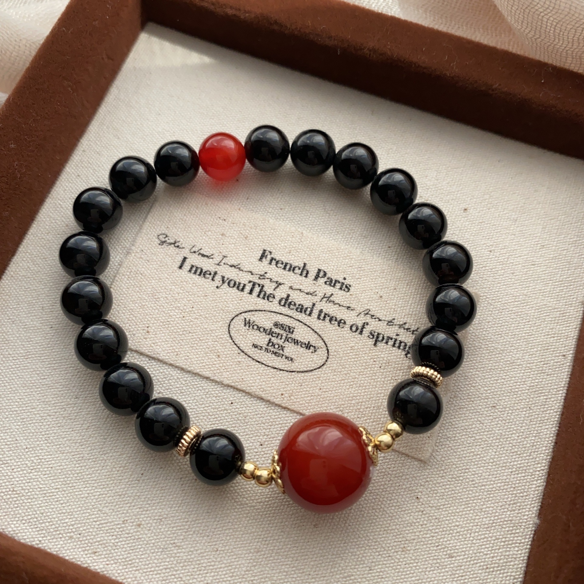 南红玛瑙手串小众设计手链玄学葫芦平安扣国风优雅气质女款手圈详情24