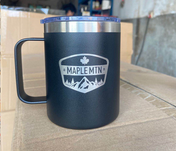 跨境亚马逊12oz手柄杯马克杯304不锈钢办公咖啡杯冰霸杯详情8