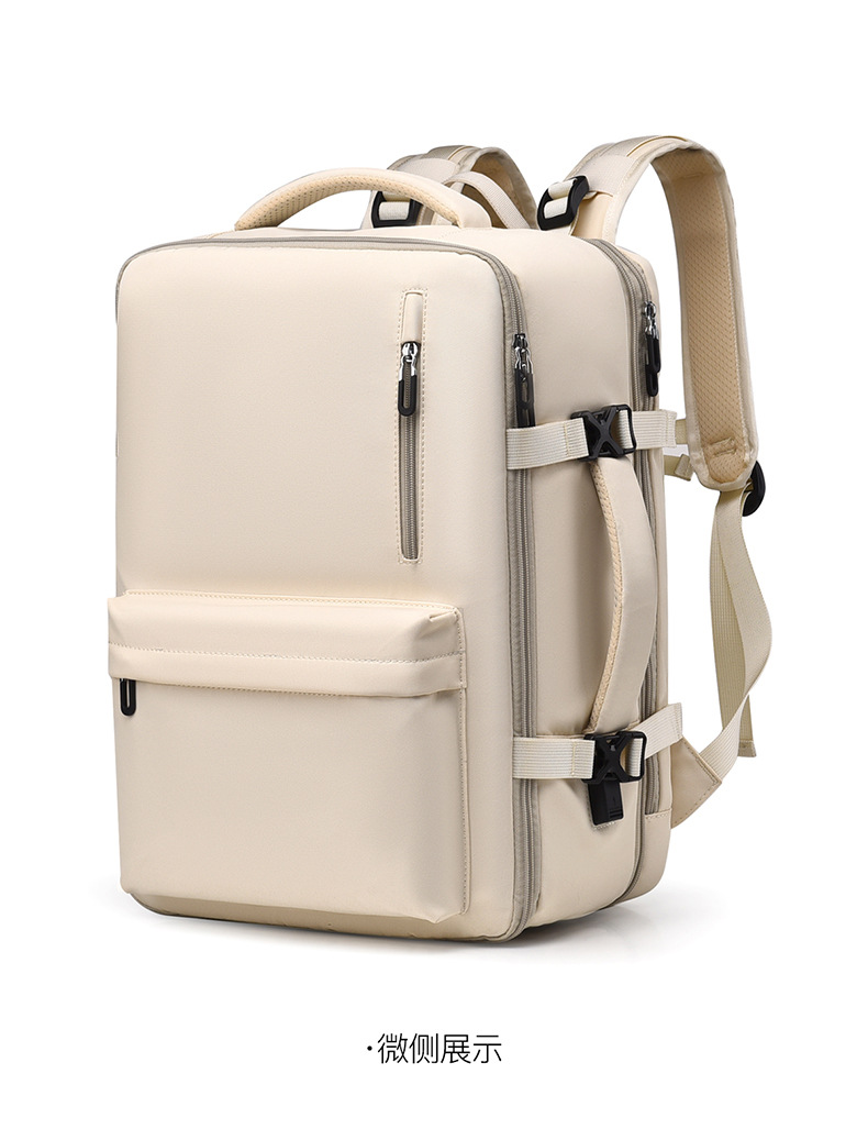 跨境时尚男士双肩包高级感大容量女背包潮旅行轻便书包防水电脑包详情20