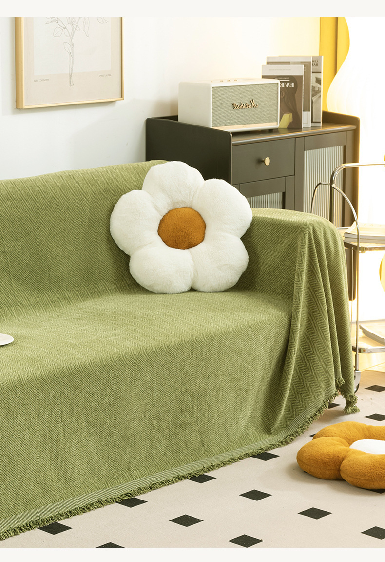 现代简约沙发巾高级感沙发盖布冬天沙发套四季通用防滑盖毯沙发垫详情4